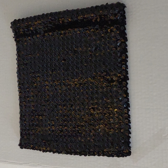 Sequin strapless crop top SZ M-L - Picture 2 of 2